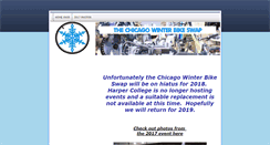 Desktop Screenshot of chicagowinterbikeswap.com